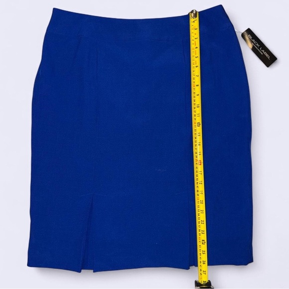 Black Label Royal Blue Pencil Skirt - Picture 2 of 7